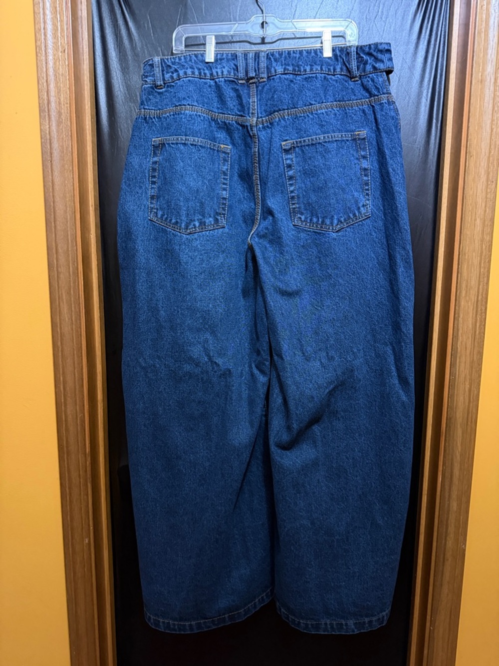 Adidas x Ivy Park Wide Leg Snap Denim Cowboy style pants (Beyoncé) - Picture 7 of 9